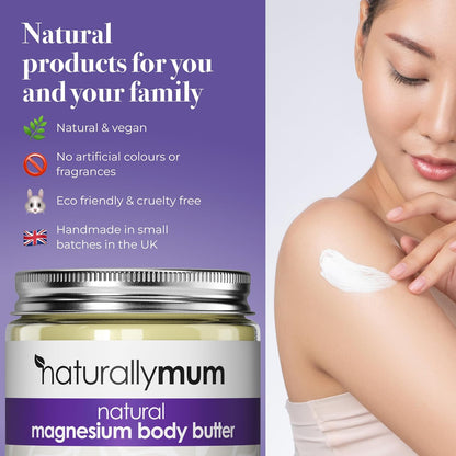 - Magnesium Body Butter Cream for Sleep [NATURAL & VEGAN] - Magnesium Body Butter Support for Sleep, Heart, Bone, Nerve, Gut & Muscle Health - Magnesium Butter Cream for Sleep - Lavender